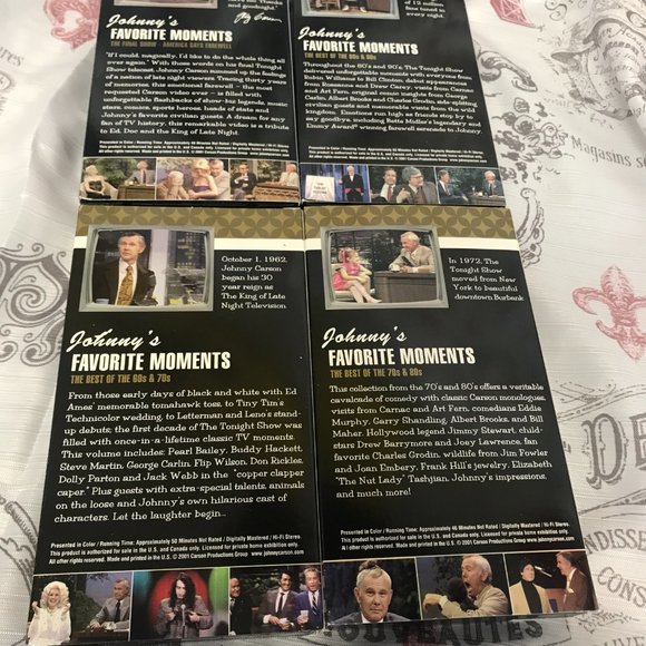 The carson Collection VHS johnny's Favortie moments 1960-1990's The final show - Picture 6 of 7